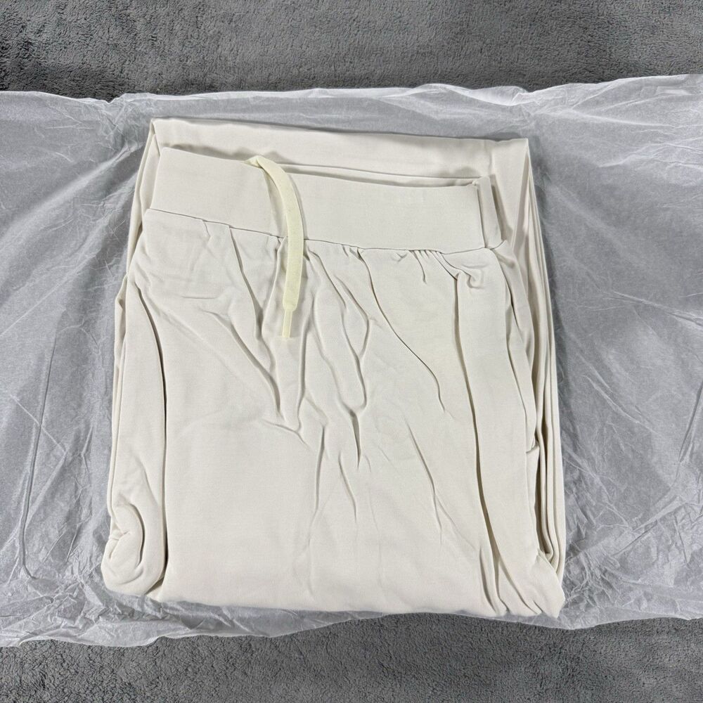 Cozy Earth Bamboo Jogger Women XXL White Loungewear Athleisure Yoga Travel Sweat - Picture 3 of 4